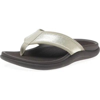 Abeo Laguna Sandal In Light Gold - Regular