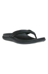 Abeo Laguna Thin Strap In Black - Metatarsal