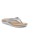 Abeo Laguna Thin Strap In Silver - Regular