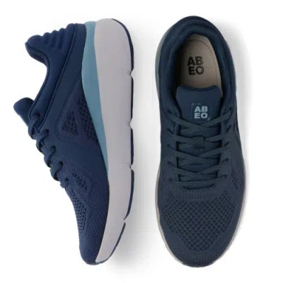 Abeo Mxv Shift Sneaker In Navy Knit - Metatarsal