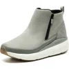 Abeo Mxv Shift Zip Bootie In Grey Nubuck - Metatarsal