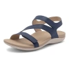 Abeo Oasis Sandal In Navy - Metatarsal