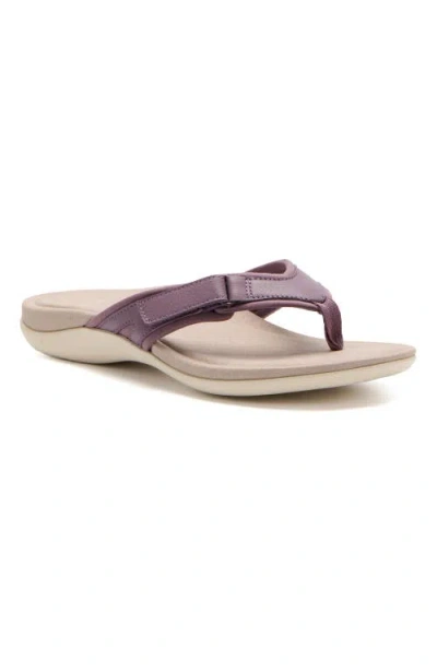 Abeo Oasis Sport Flip Flop In Purple - Metatarsal
