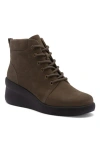 Abeo Passage Lace Up Boot In Olive - Metatarsal