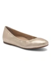 Abeo Promenade Ballet Flat In Gold - Metatarsal
