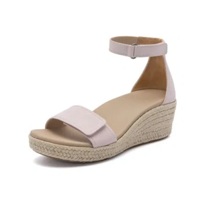 Abeo Riviera Ankle Sandal In Pink Nubuck - Regular