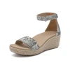 Abeo Riviera Ankle Sandal In Snake Print - Metatarsal