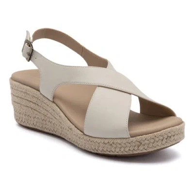 Abeo Riviera Cross Sandal In Purple