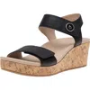 Abeo Riviera Strap Sandal In Black - Regular