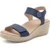 Abeo Riviera Strap Sandal In Navy - Regular