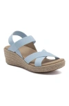 Abeo Riviera Stretch In Light Blue - Metatarsal