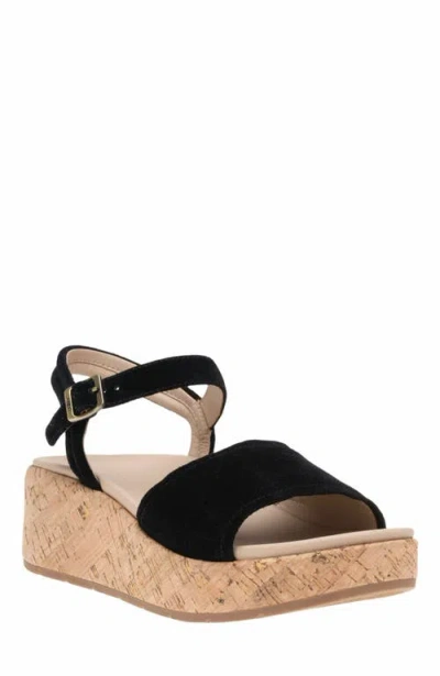 Abeo Solstice Buckle Sandal In Black
