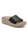 Abeo Solstice Slide In Black Leather - Metatarsal