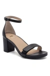 Abeo Tempo Strap In Black Leather - Regular