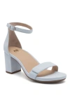 Abeo Tempo Strap In Light Blue Suede - Regular