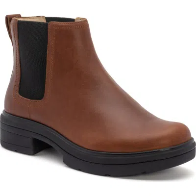 Abeo Vista Chelsea In Dark Tan - Metatarsal