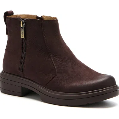 Abeo Vista Zip Boot In Red