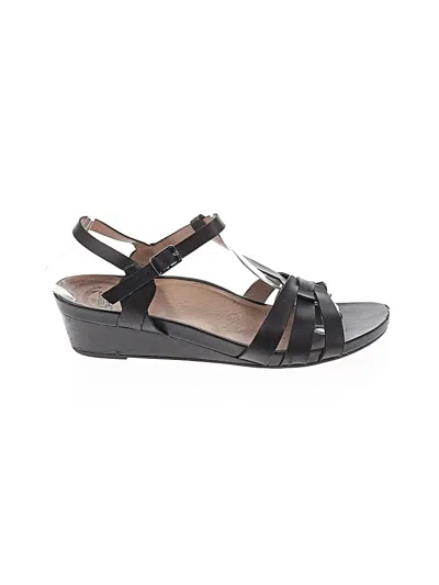 Pre-owned Abeo Wedges In Black