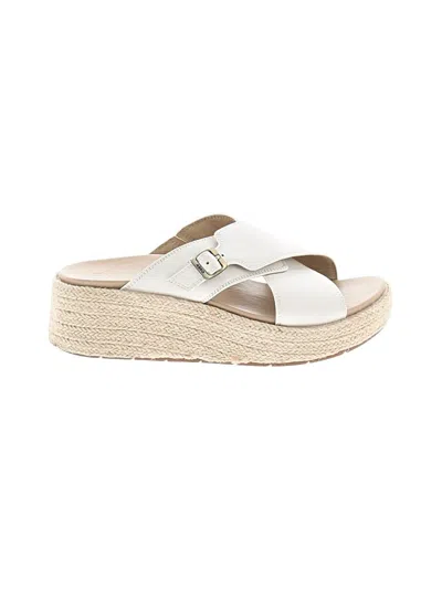 Pre-owned Abeo Wedges In White