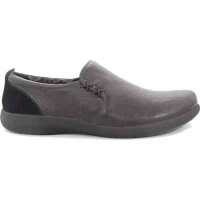 Abeo Women's Eastbourne Slip On In Black In Gray
