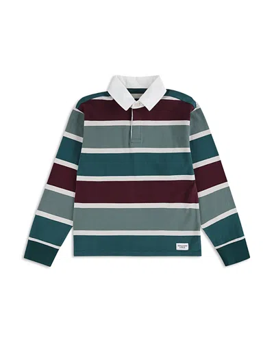 Abercrombie Abercombie Kids Boys' Long Sleeve Rugby Polo - Little Kid, Big Kid In Multi