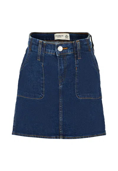Abercrombie &amp; Fitch Kids' Denim Skirt For Girl In Blue