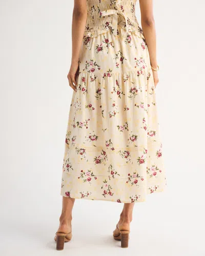 Abercrombie & Fitch 100% Cotton Boho Maxi Skirt In Multi