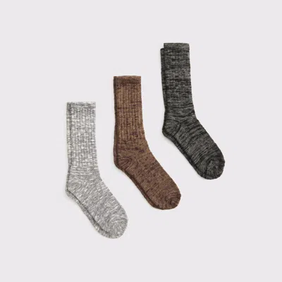 Abercrombie & Fitch 3-pack Camp Socks In Multi