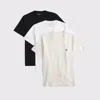 Abercrombie & Fitch 3-pack Slim Polished Signature Icon Tees In Multi