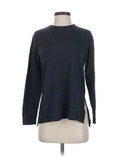 Pre-owned Abercrombie & Fitch 3/4 Sleeve T-shirt In Black