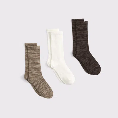 Abercrombie & Fitch 3-pack Camp Socks In Multi