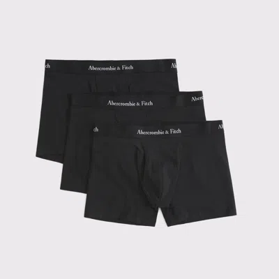 Abercrombie & Fitch 5" 3-pack Boxer Briefs In Black