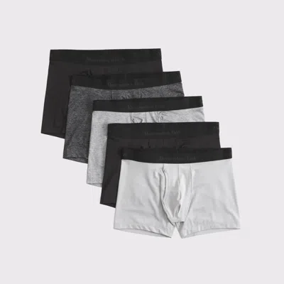 Abercrombie & Fitch 5" 5-pack A&f Performance Boxer Briefs In Multi