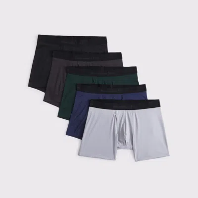 Abercrombie & Fitch 5" 5-pack A&f Performance Boxer Briefs In Multi