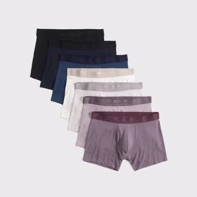 Abercrombie & Fitch 5" 7-pack Boxer Briefs In Mauve Multipack