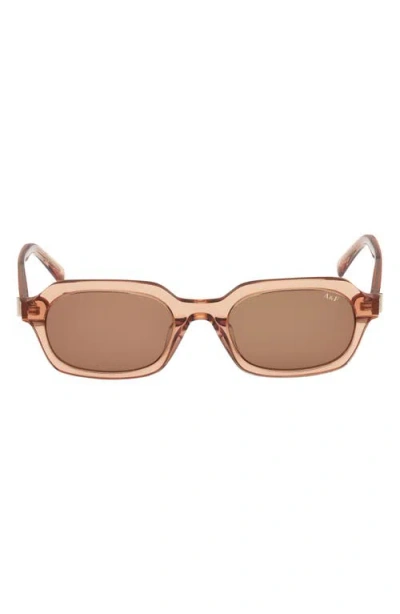 Abercrombie & Fitch 50mm Oval Sunglasses In Blue
