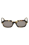 Abercrombie & Fitch 50mm Oval Sunglasses In Brown
