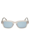 Abercrombie & Fitch 51mm Round Sunglasses In Gray