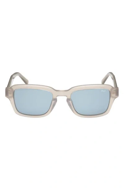 Abercrombie & Fitch 51mm Round Sunglasses In Gray