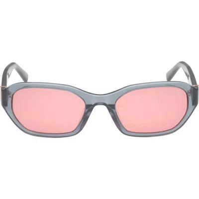 Abercrombie & Fitch 52mm Oval Sunglasses In Pink