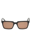 Abercrombie & Fitch 52mm Rectangular Sunglasses In Black