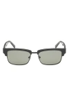 Abercrombie & Fitch 55mm Square Sunglasses In Black