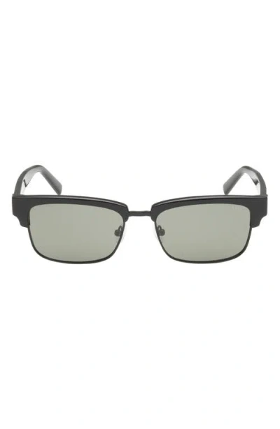 Abercrombie & Fitch 55mm Square Sunglasses In Black