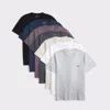 Abercrombie & Fitch 7-pack Slim Polished Signature Icon Tees In White