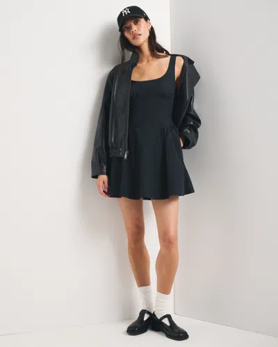 Abercrombie & Fitch A&f Dylan Bra-free Mini Dress In Black
