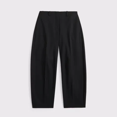 Abercrombie & Fitch A&f Forme Barrel Pant In Black