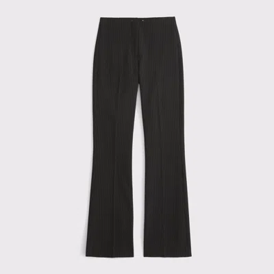 Abercrombie & Fitch A&f Forme Bootcut Pant In Black Pinstripe