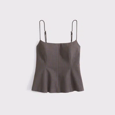 Abercrombie & Fitch A&f Forme Bra-free Cami In Brown