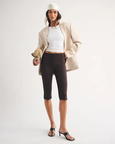 Abercrombie & Fitch A&f Forme Capri Pant In Brown