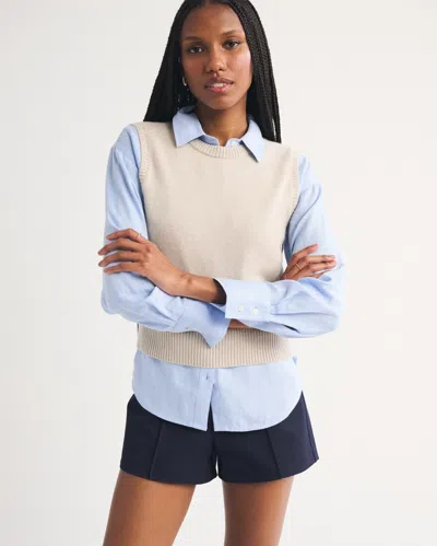 Abercrombie & Fitch A&f Forme Tailored Short In Blue